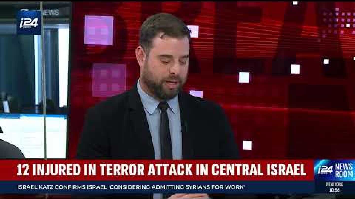 Six people injured in a terror ramming attack in central Israel | Tune in to i24NEWS live coverage