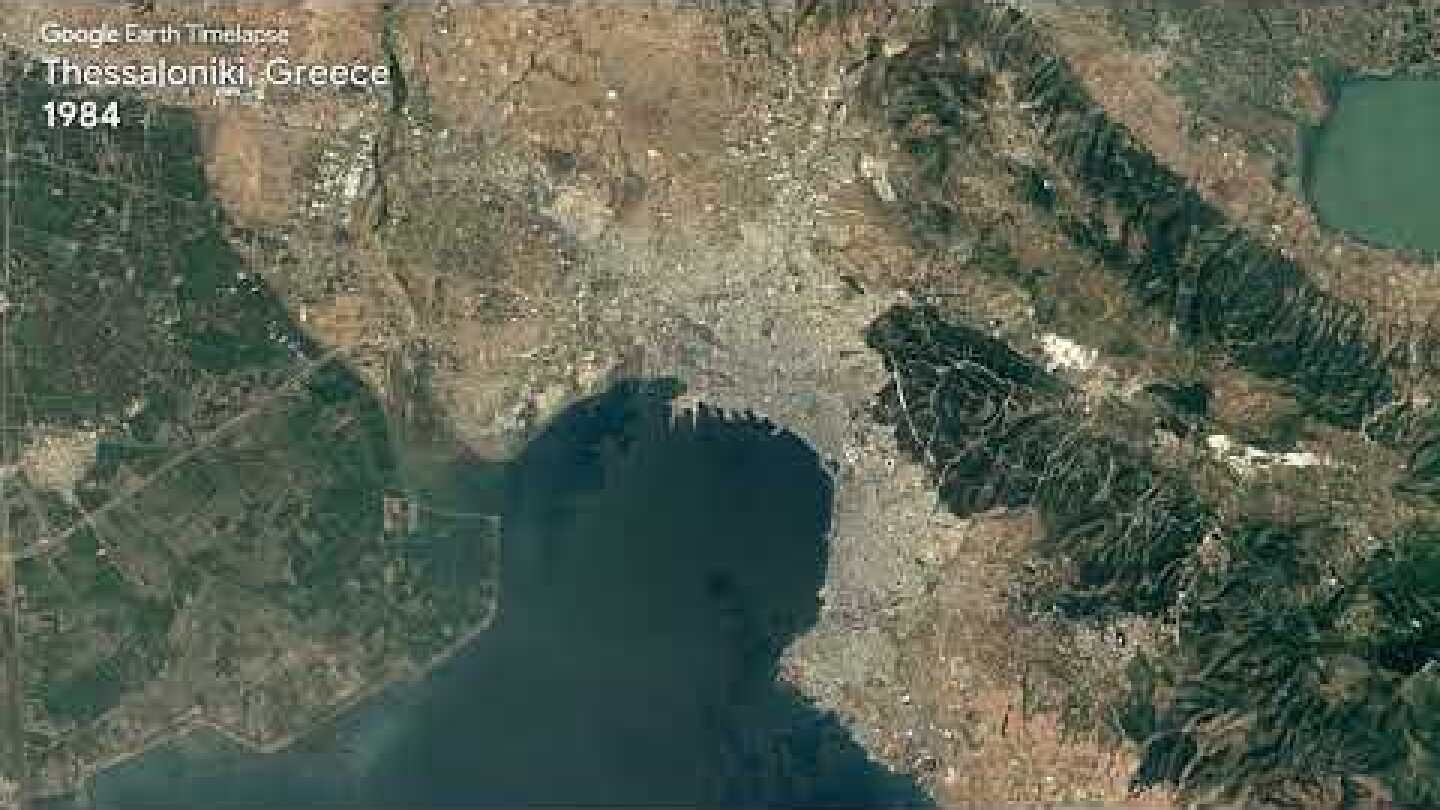 Thessaloniki, Greece - Earth Timelapse