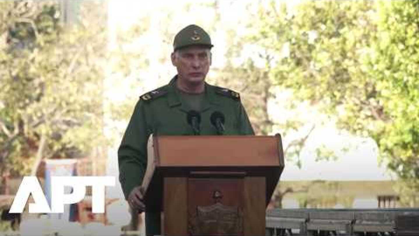 Diaz-Canel Vows To Resist U.S. Threat At Cuba Revolution Anniversary | APT
