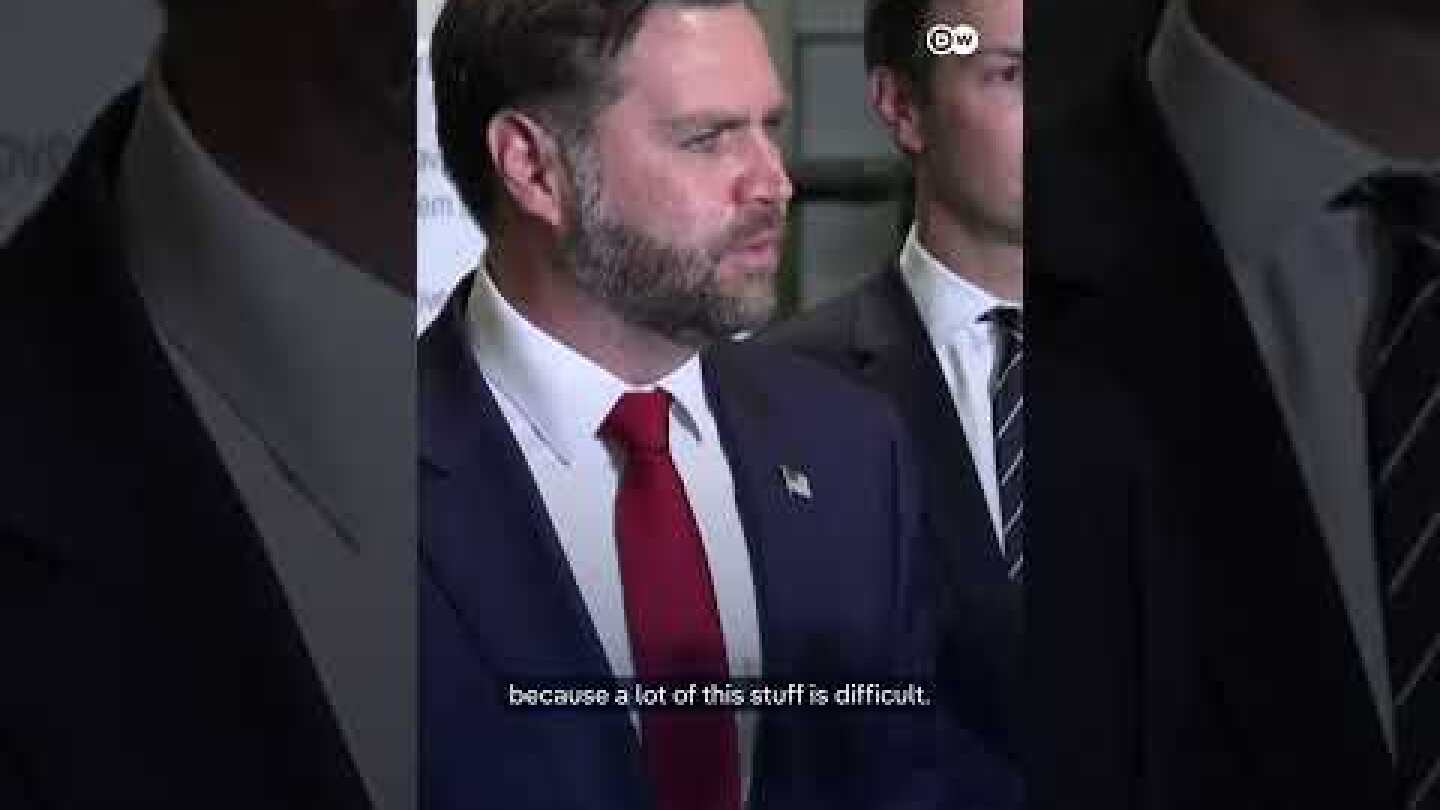 'A lot of this stuff is difficult' JD Vance on securing the US-brokered ceasefire | DW News