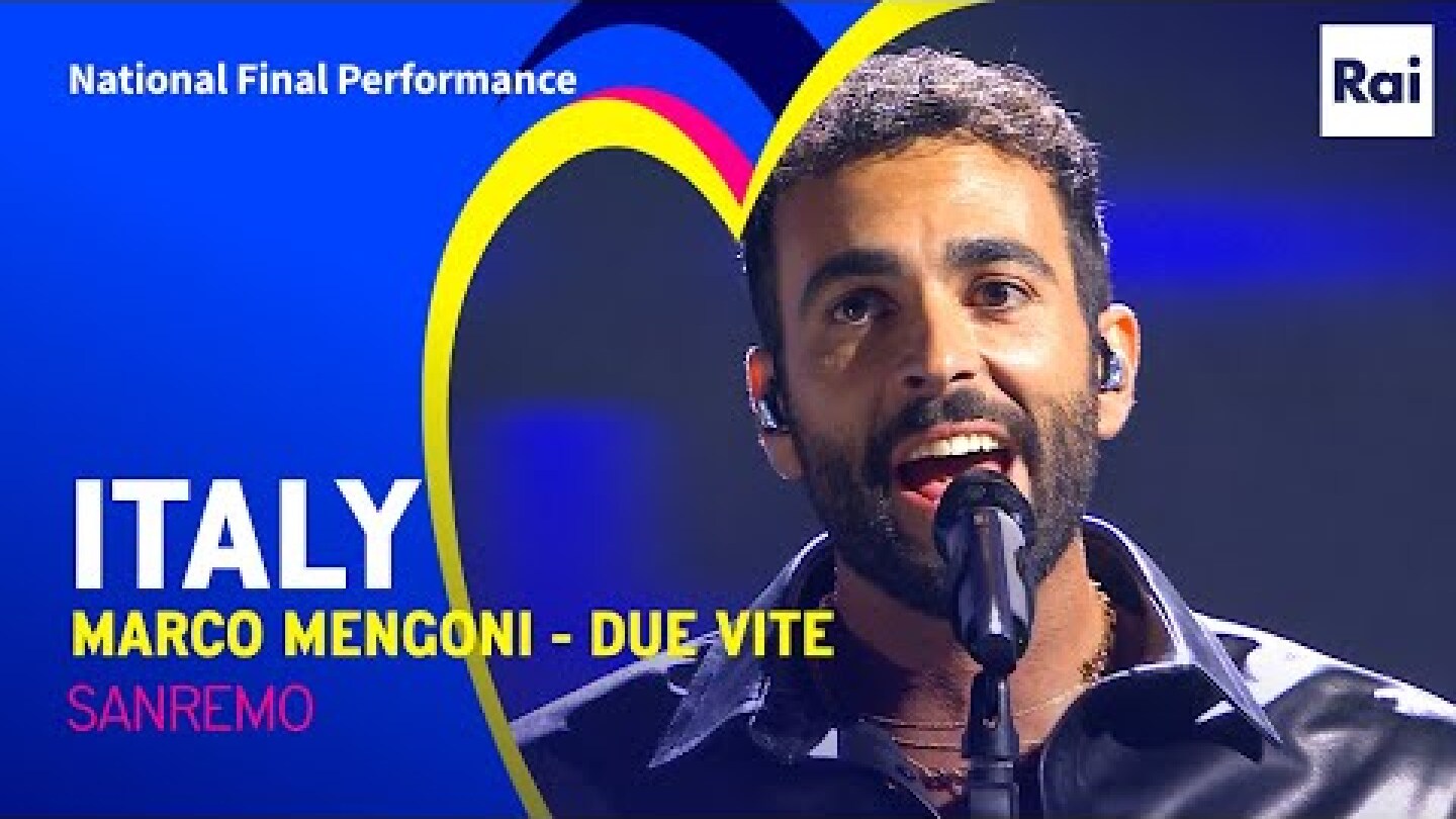 Marco Mengoni - Due Vite | Italy 🇮🇹 | National Final Performance | Eurovision 2023