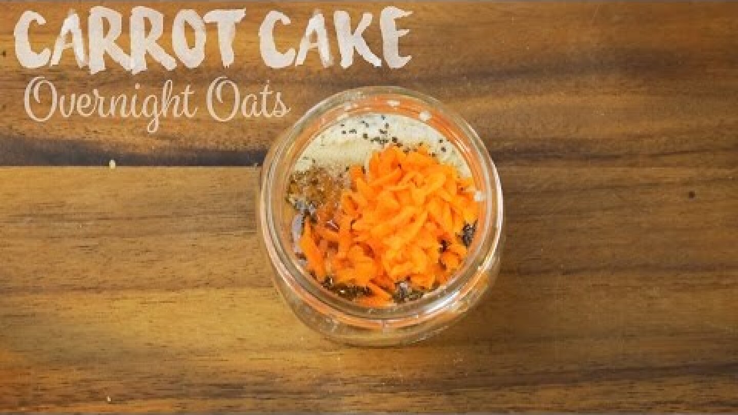 Carrot Cake Overnight Oats by Kara Corey! | Tiger Fitness