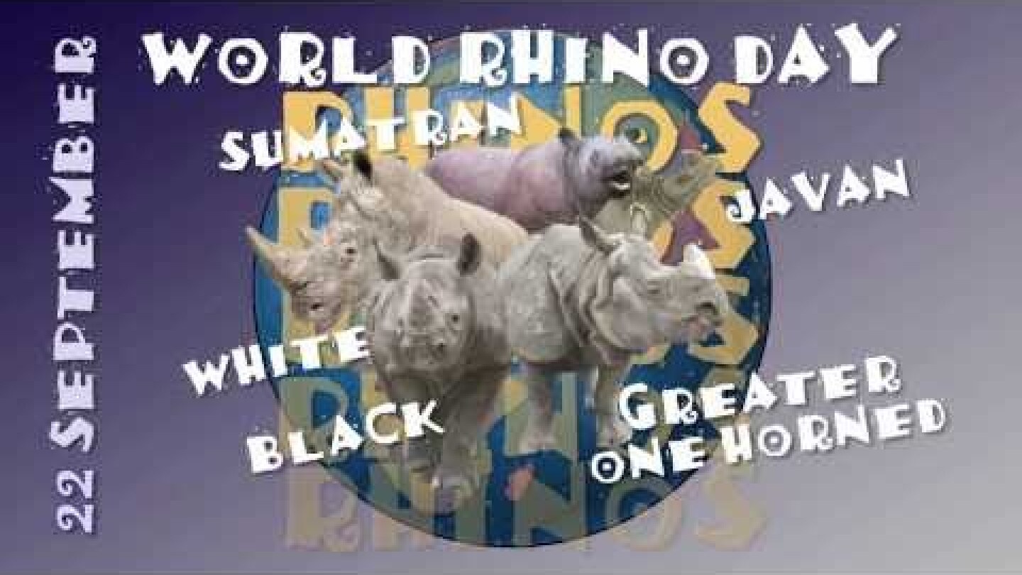World Rhino Day 2013 [The Compilation Video]!