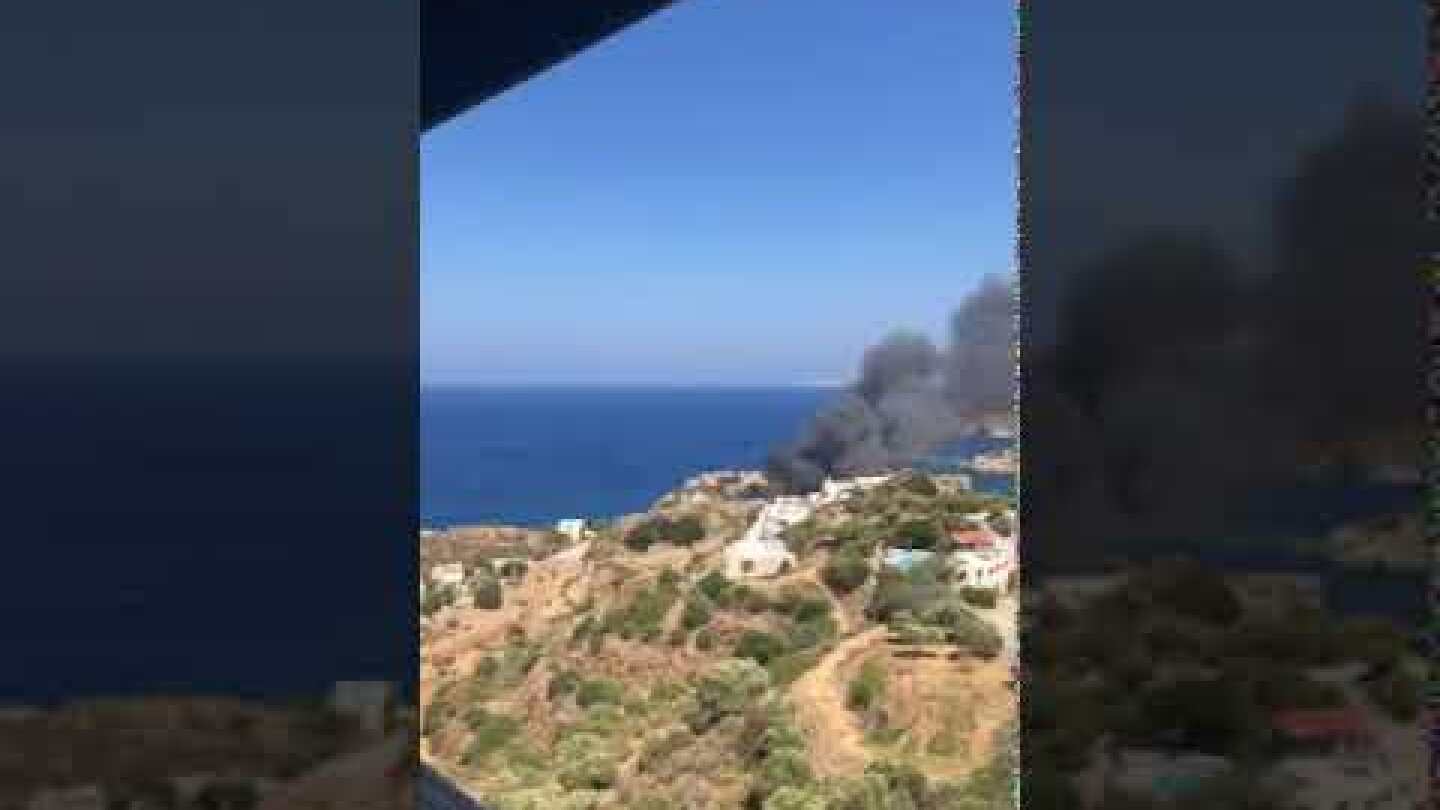 Φωτιά στην Αγία Πελαγία