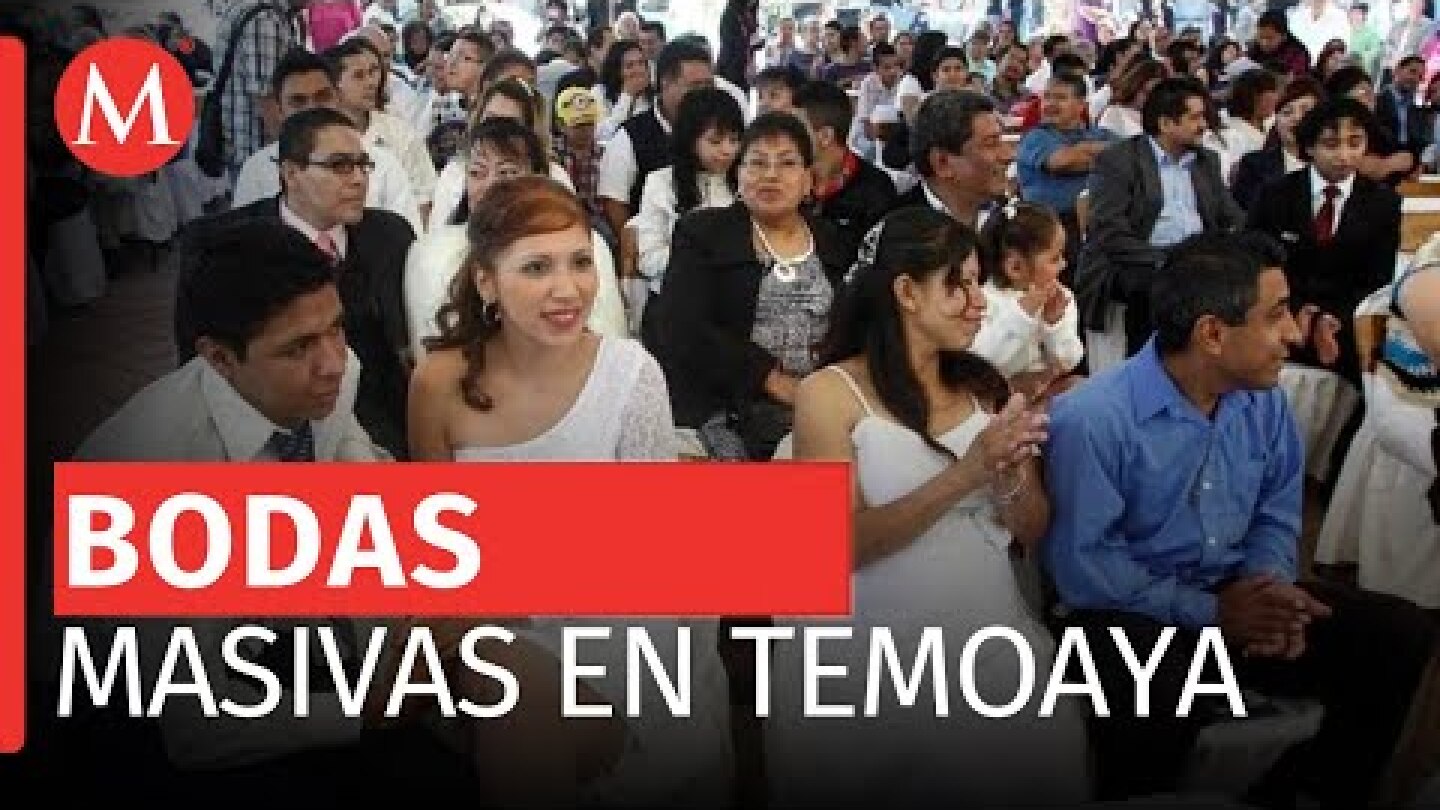Celebrarán bodas colectivas por Día de San Valentín en Temoaya, Edomex