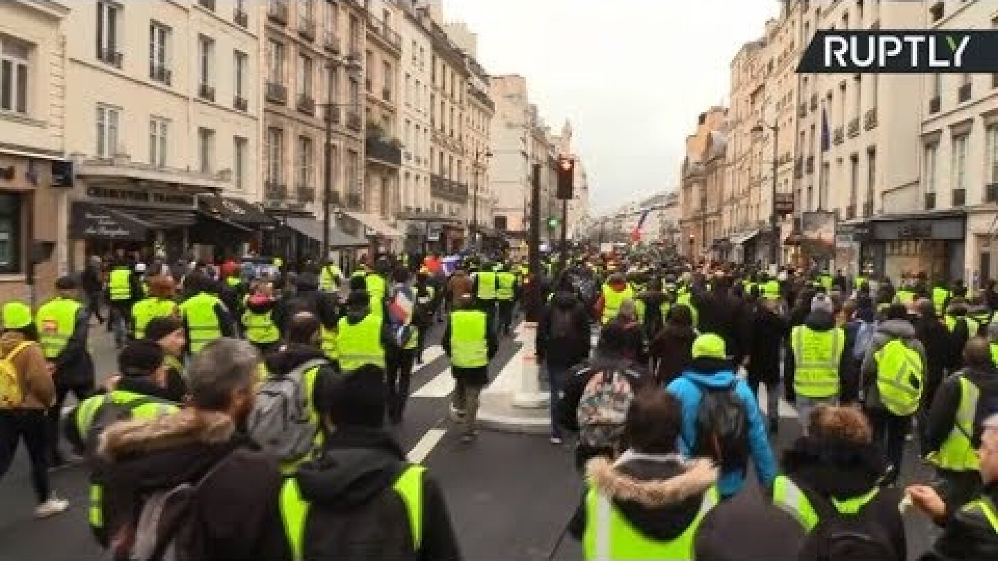Yellow Vests protest in Paris