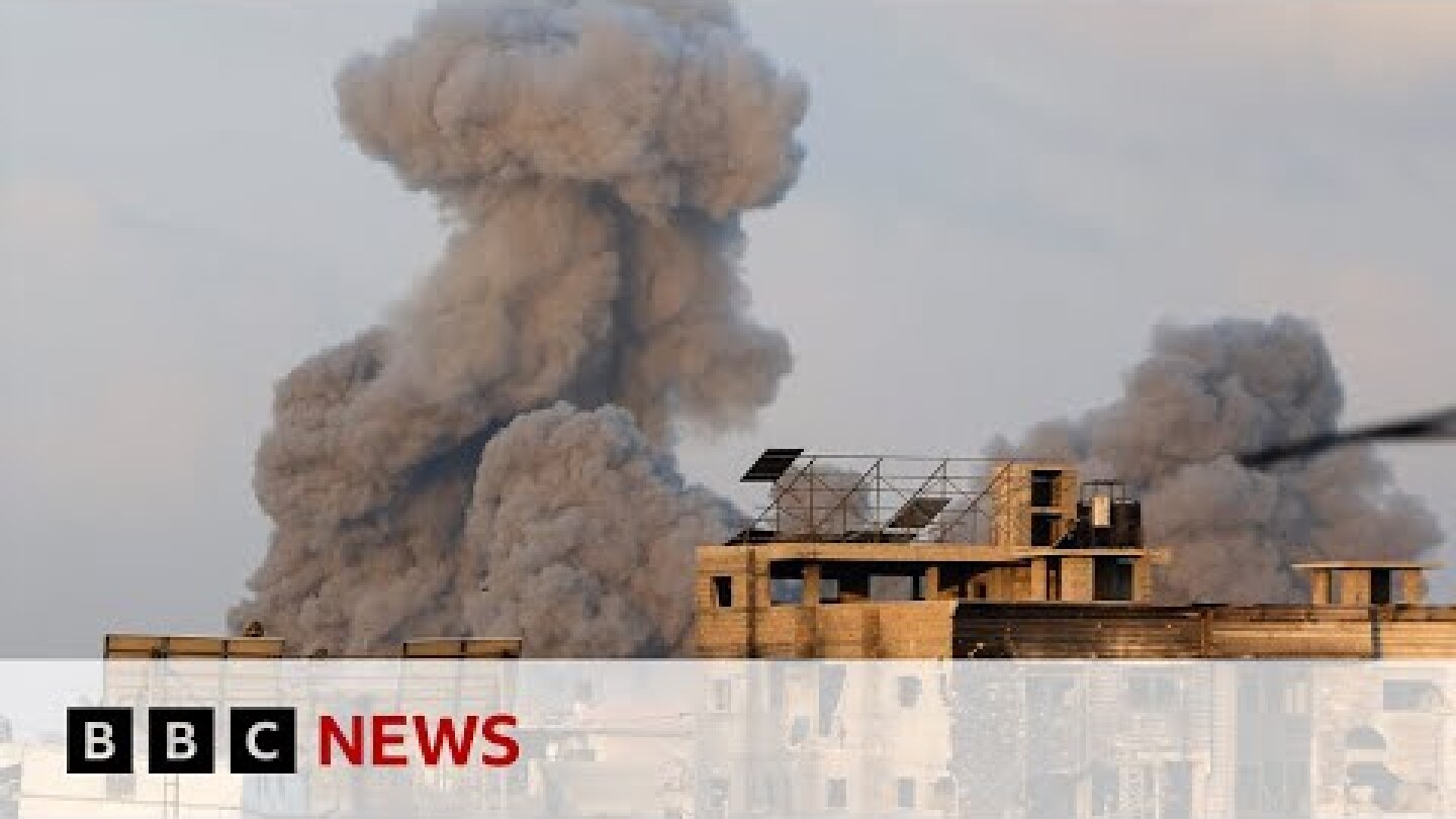 Palestinians flee Gaza City districts as Israel begins first stages of assault | BBC News