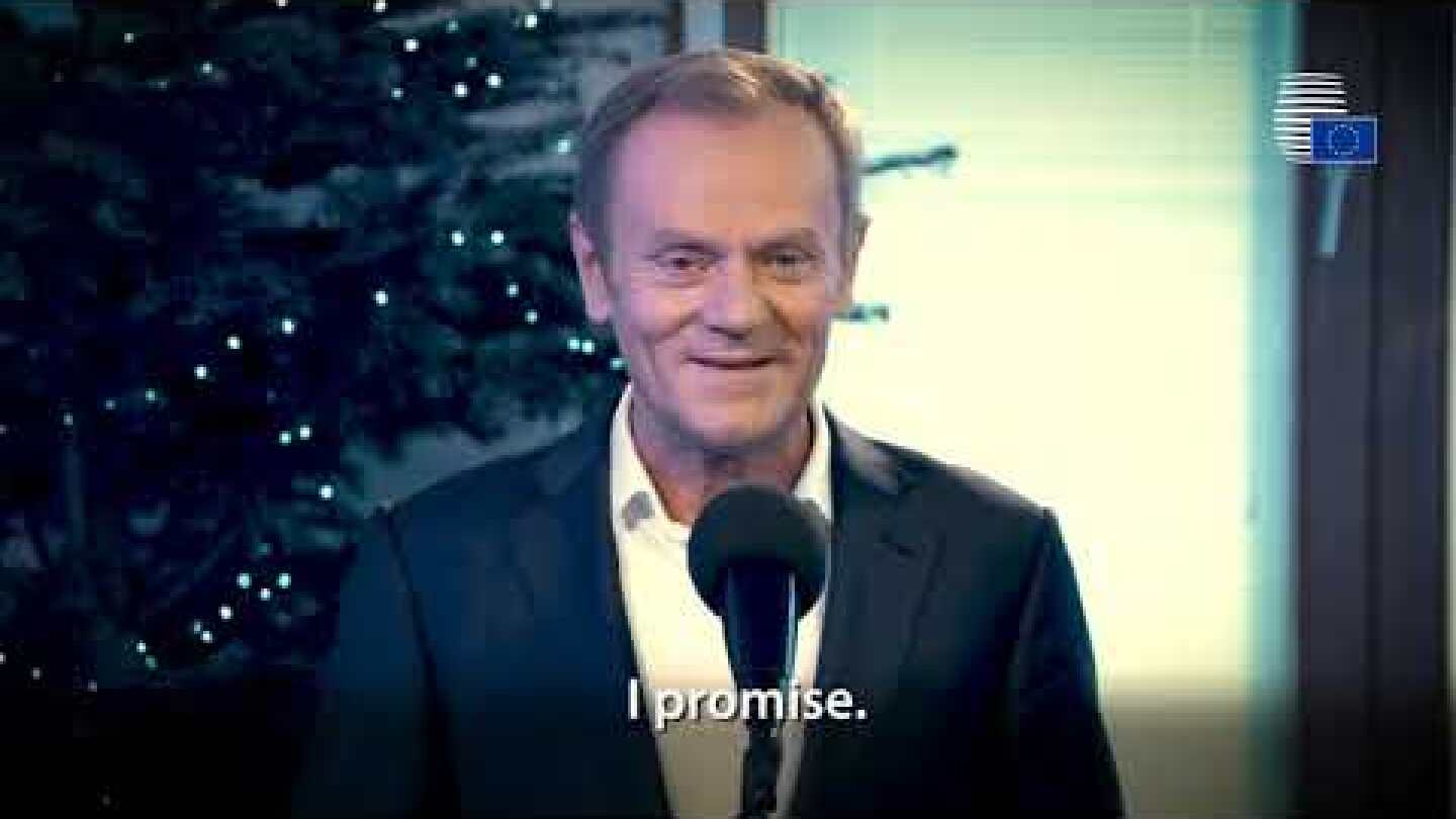 Best wishes by President Tusk