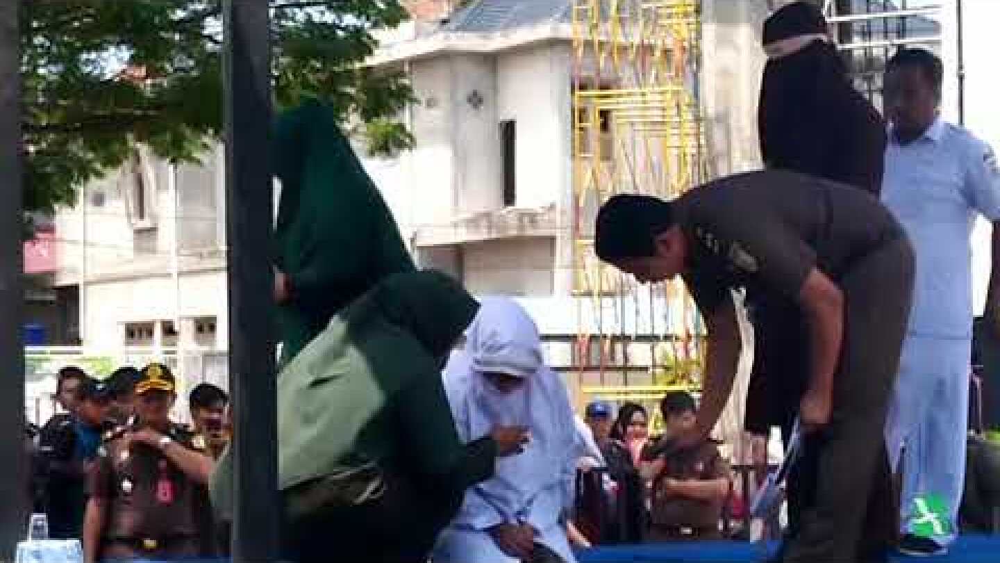 Public Caning Continues in Aceh
