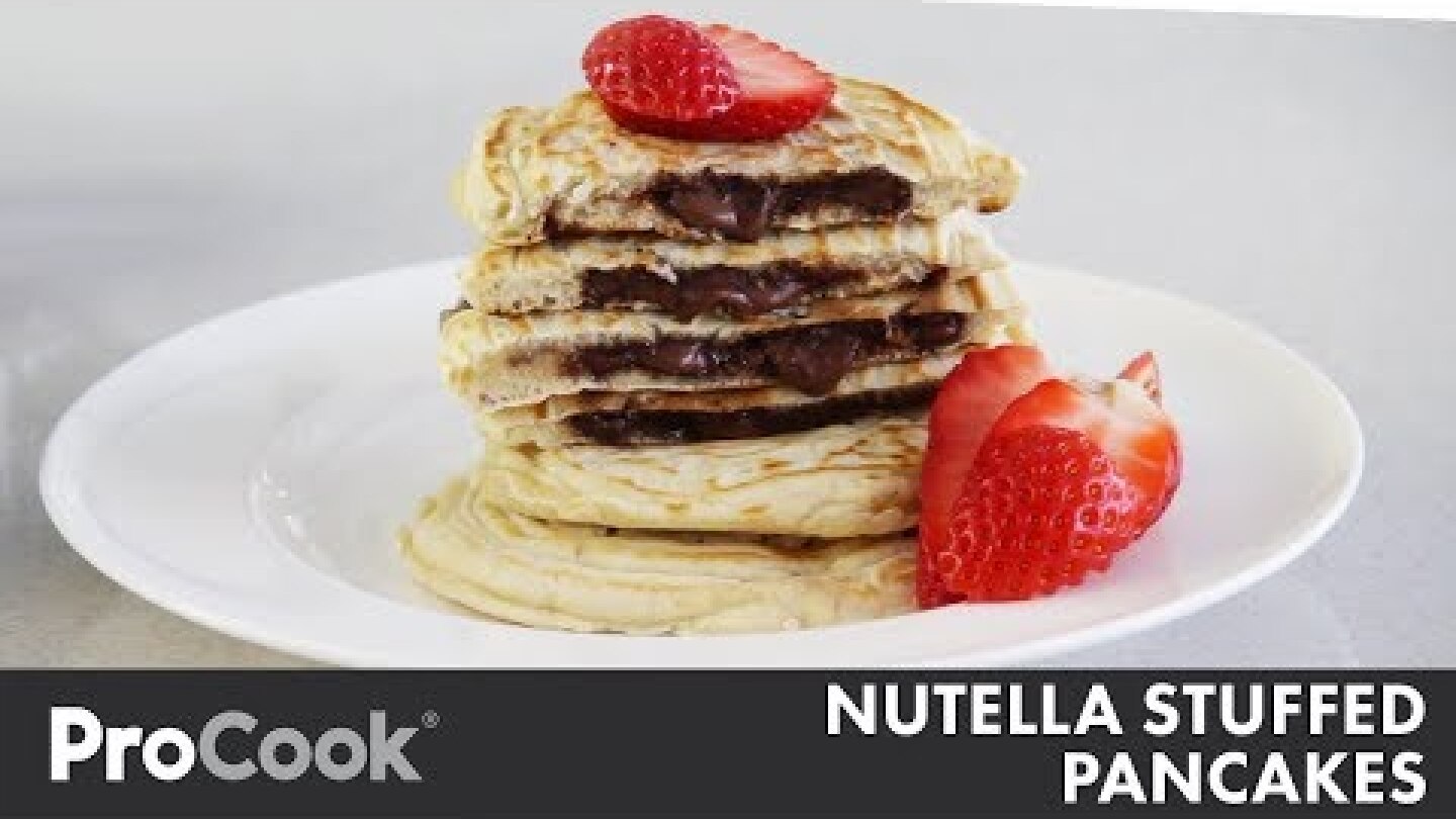 How to Make Nutella-Stuffed Pancakes | Sweet Treat Recipe