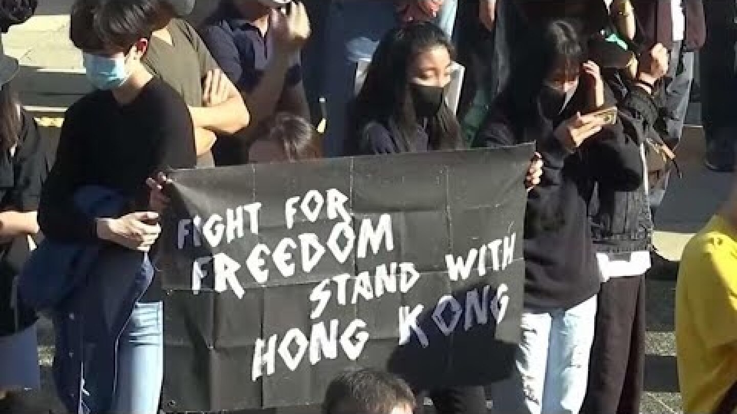 Largely peaceful protests return to Hong Kong