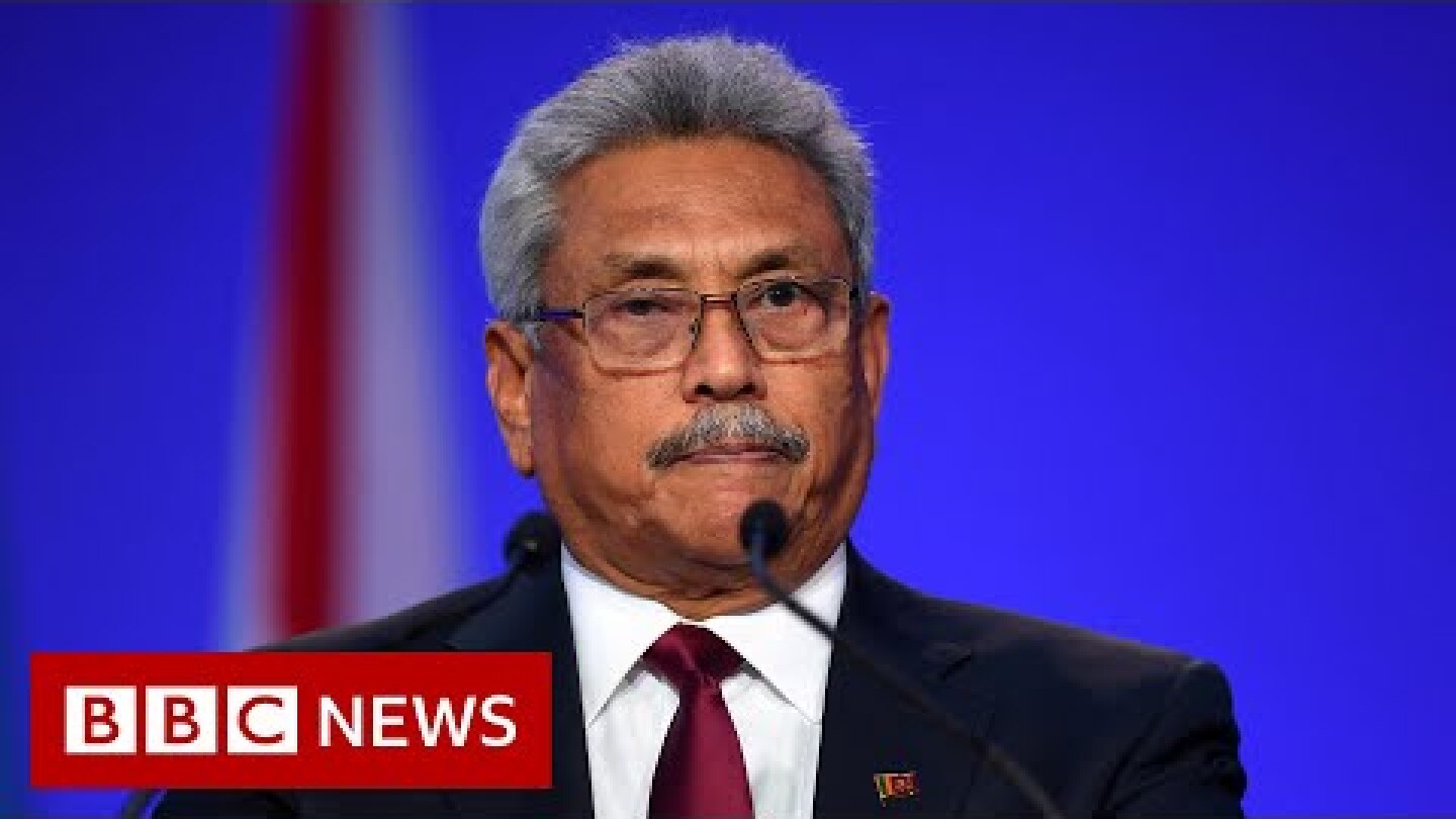 Sri Lanka president flees country on military jet - BBC News