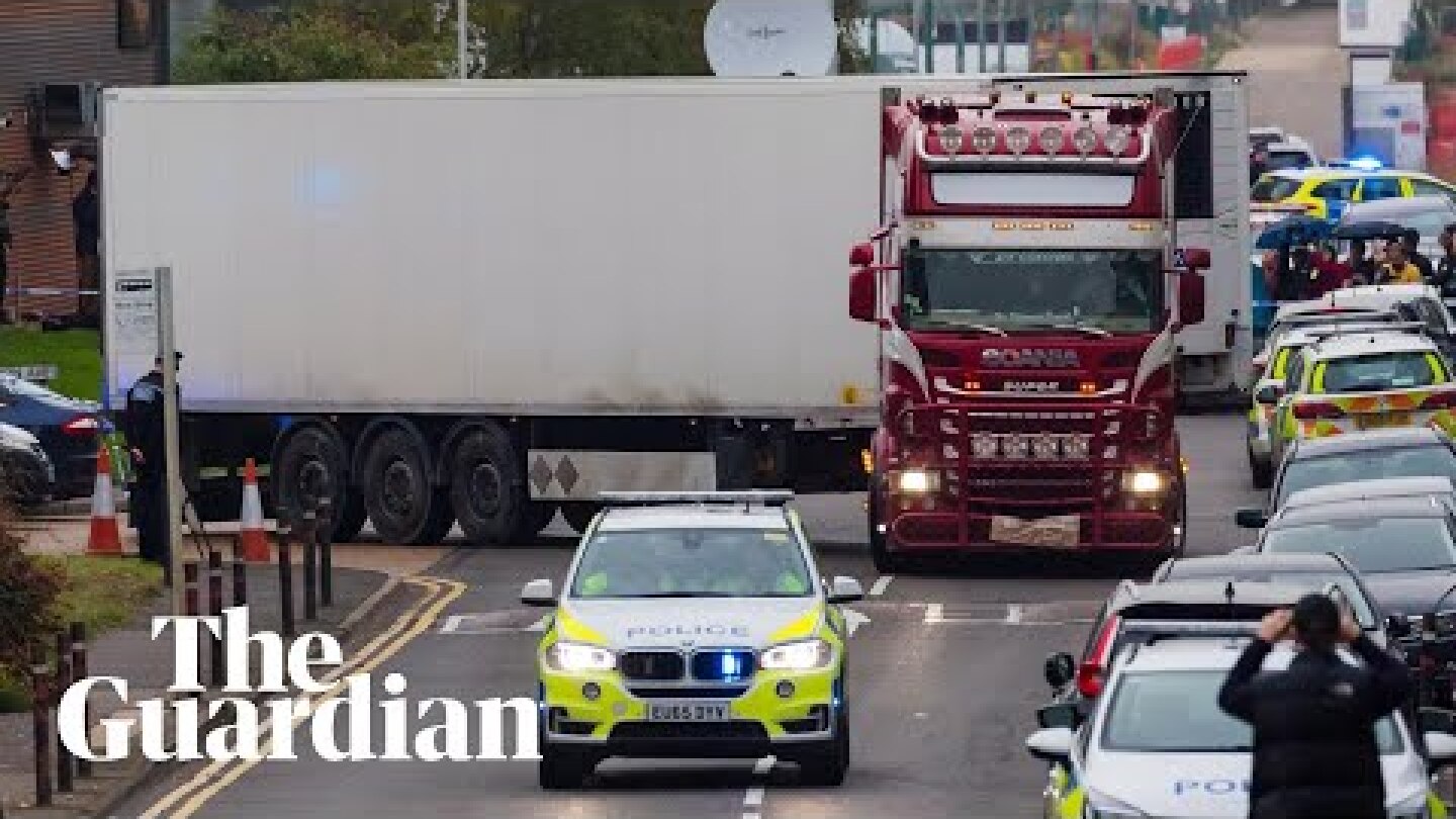 Essex murder investigation: CCTV shows lorry on night before it was discovered