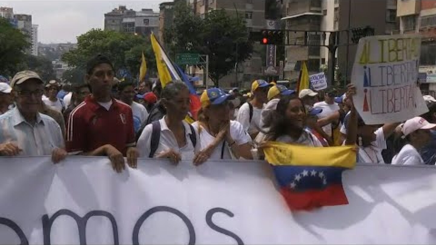 Venezuela : l'opposition manifeste à Caracas | AFP Images
