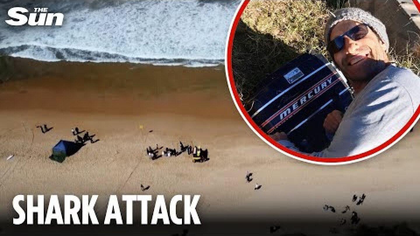 Surfer dad killed by ‘big shark’ that bit off ‘both his legs’ in horror attack in Australia