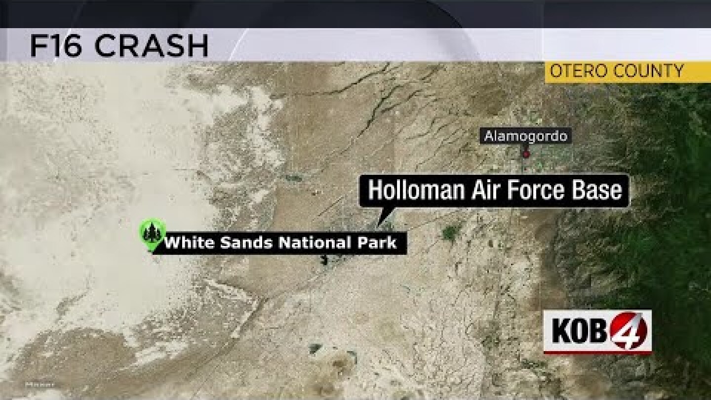 F-16 jet crashes near Holloman Air Force Base