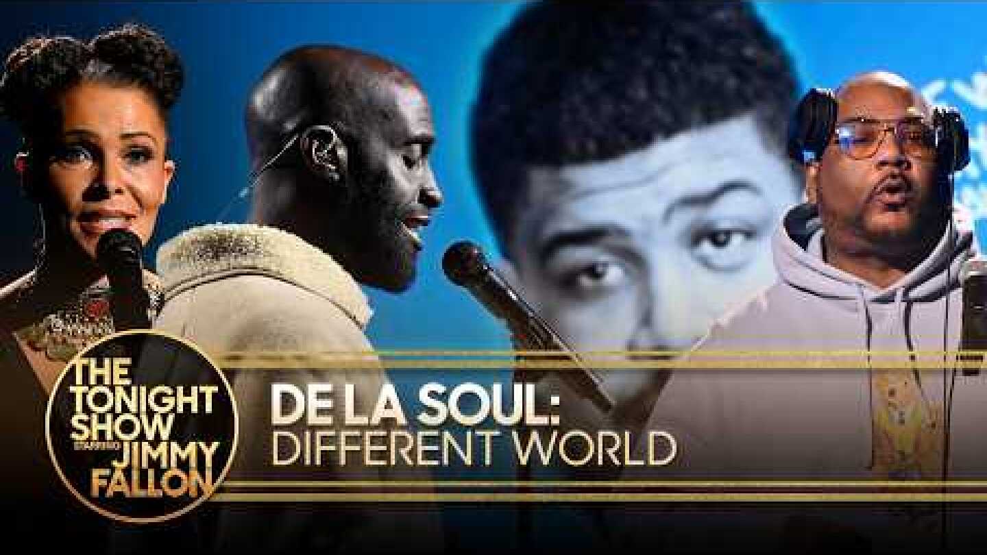 De La Soul: Different World | The Tonight Show Starring Jimmy Fallon
