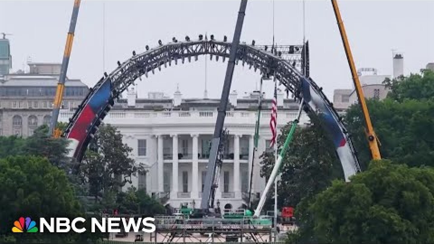 First images of UFC fight night venue at White House