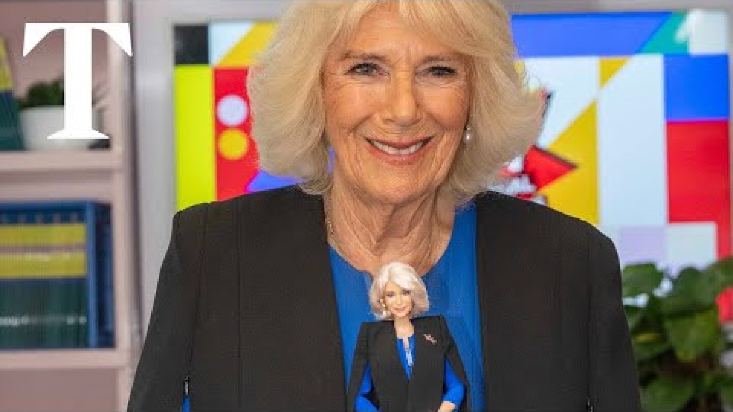 Queen presented with her own Barbie doll at Palace