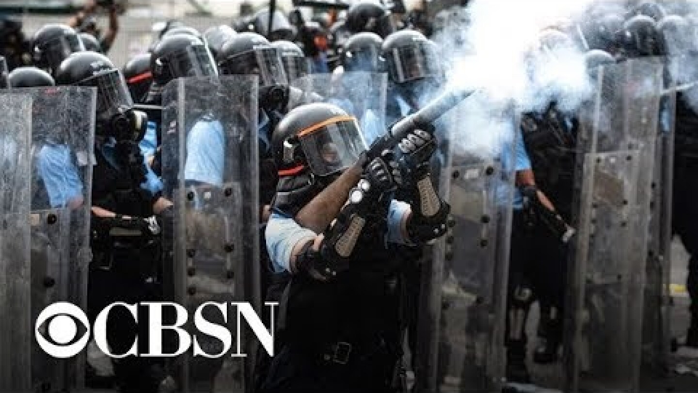 Hong Kong extradition bill protests turn violent