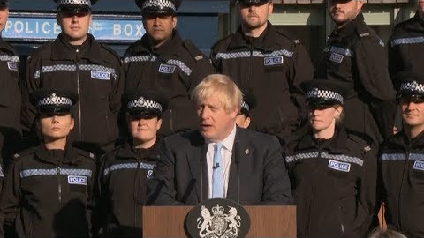 Watch again: Boris Johnson launches police recruitment drive in Wakefield
