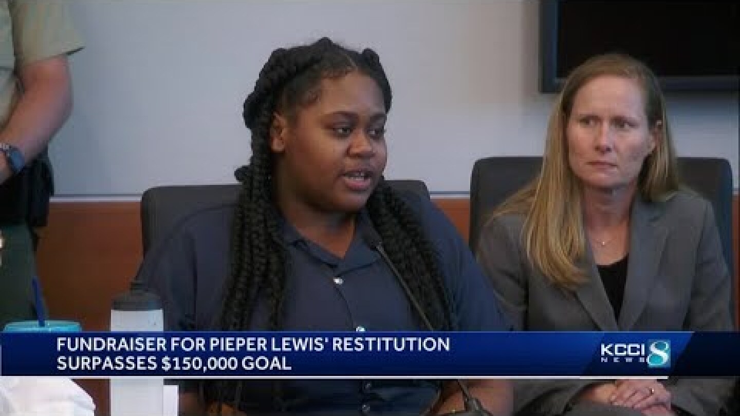 Pieper Lewis fundraiser raises full restitution amount less than 24 hours after sentencing