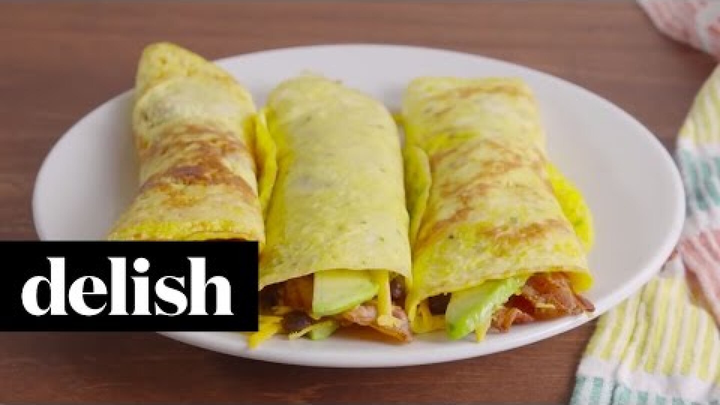Low-Carb Breakfast Burrito | Delish