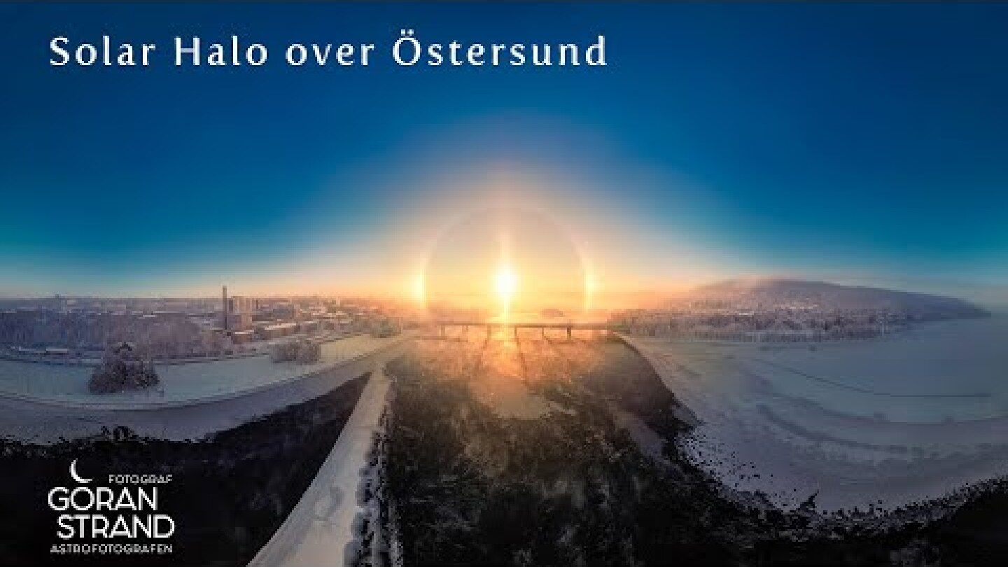 Solar Halo over Östersund