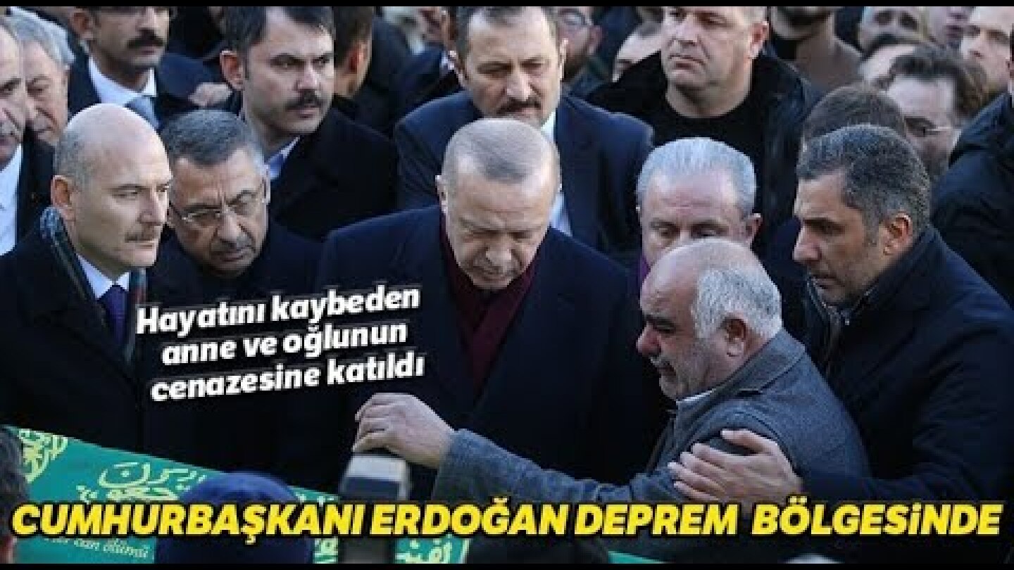 Cumhurbaşkanı Erdoğan Elazığ'da Cenaze Törenine Katıldı