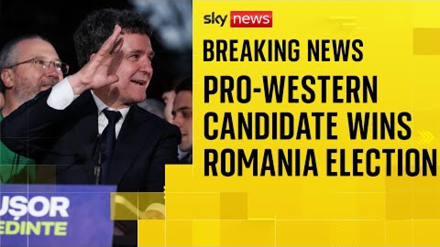 Nicusor Dan beats hard-right favourite George Simion in Romanian election