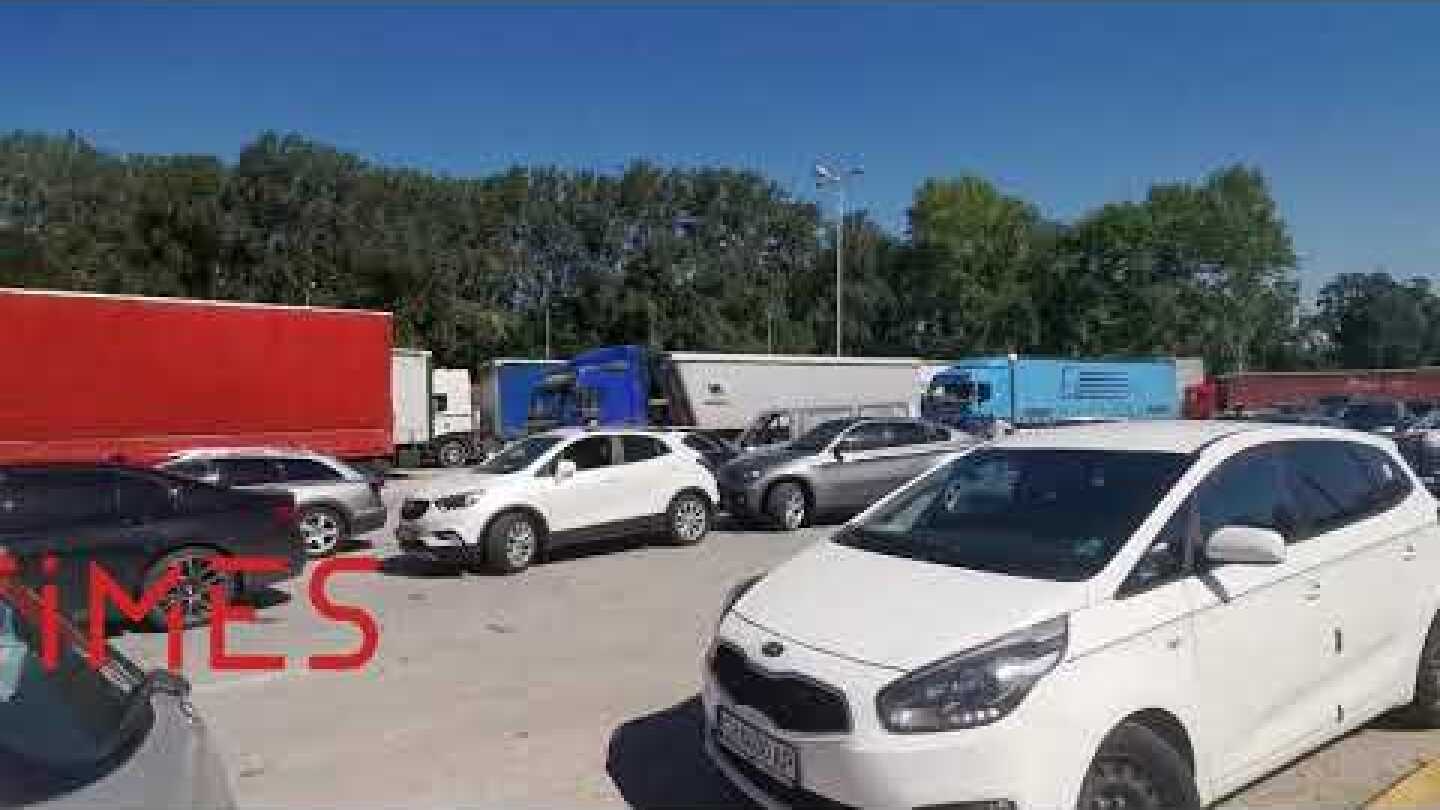 Ουρές χιλιομέτρων στα ελληνοβουλγαρικά σύνορα στον Προμαχώνα