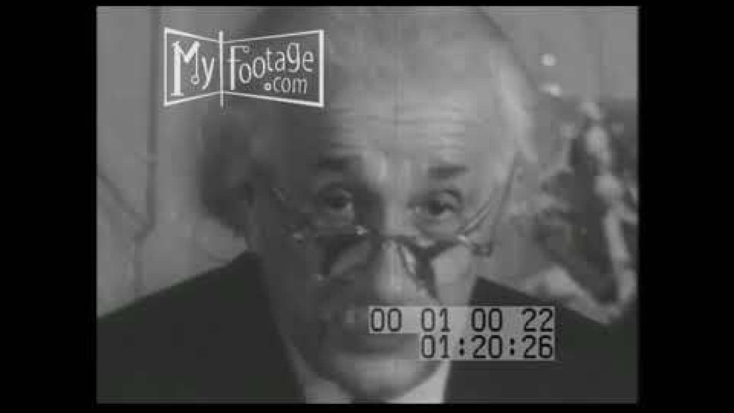1921 Einstein Making Speech After Receiving the Nobel Prize In Physics