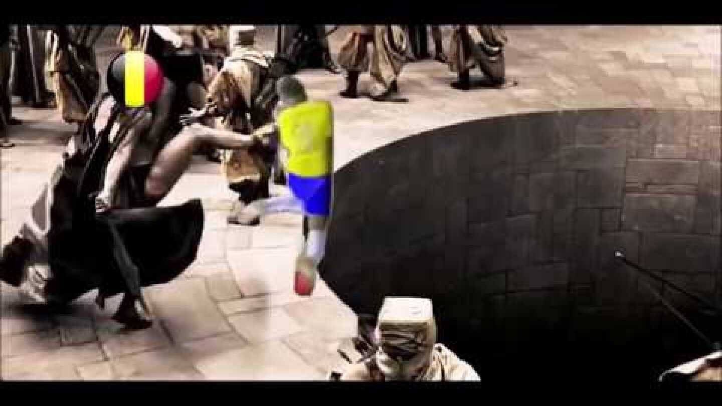 Neymar rolling on floor funny memes compilation - This is sparta and more