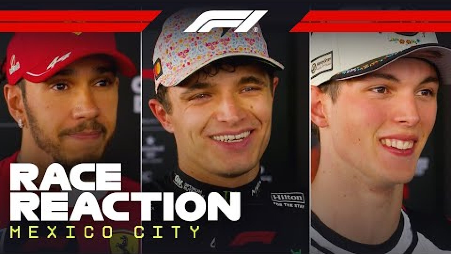 Drivers React To The Race | 2025 Mexico City Grand Prix