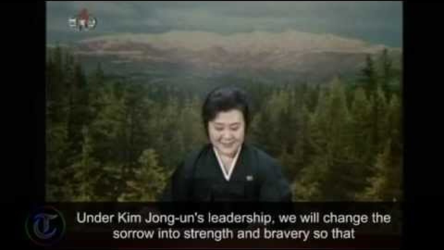 North Korean State TV announces the death of leader Kim Jong-il