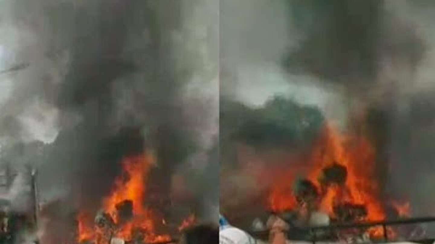 Queman dos camiones con ayuda humanitaria en puente fronterizo con Venezuela | Noticias Caracol