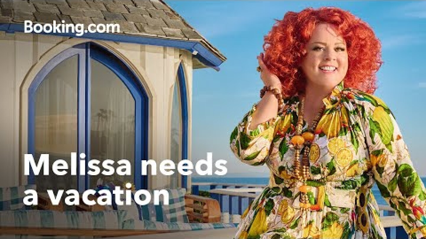 Melissa McCarthy in "Somewhere, Anywhere" | Booking.com 2023 Big Game Ad
