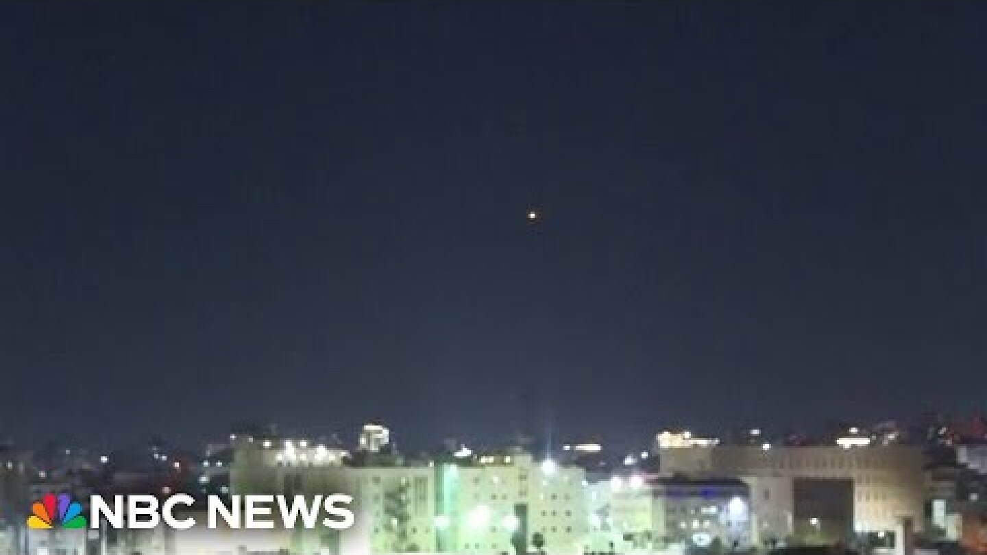 Israel strikes Iranian military targets hours after Tehran launched its own attacks