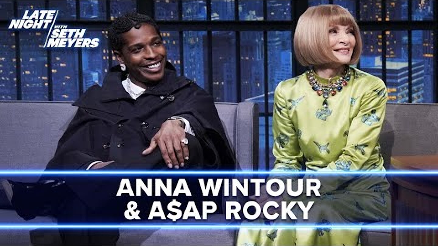 Anna Wintour and A$AP Rocky Break Down Iconic Met Gala Looks, Talk Vogue Covers and Gala After-Party