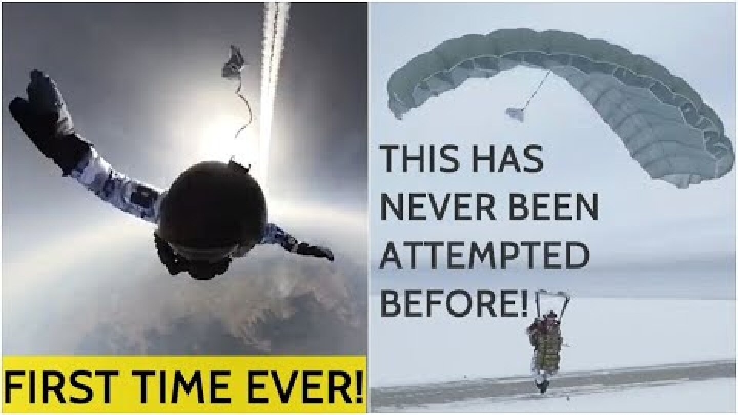 WATCH Russian Paratroopers In World’s FIRST-EVER 10km Group Jump In The ARCTIC!