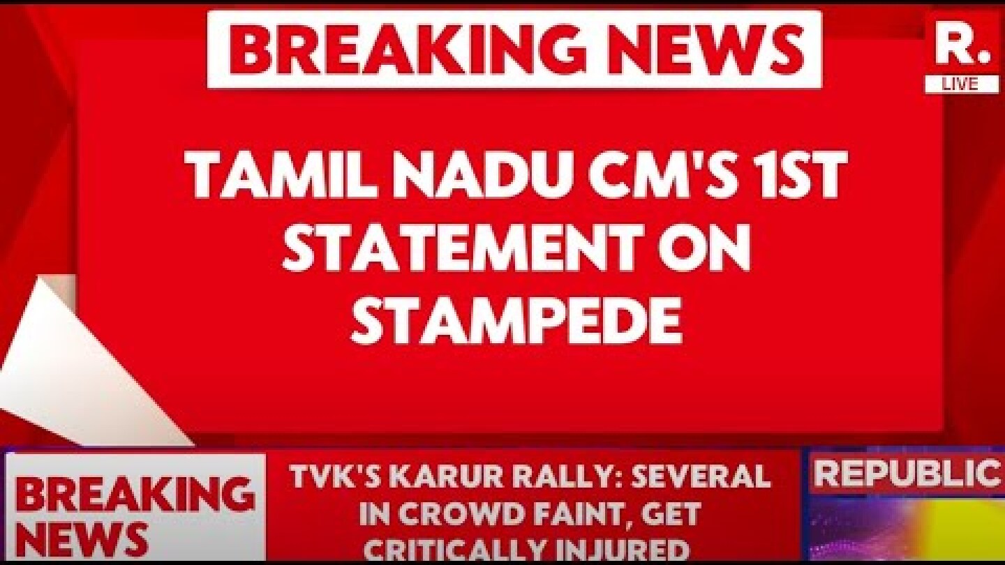 Karur Stampede LIVE: Stampede at Vijay’s Karur Rally, 10 Dead, Several Injured | Tamil Nadu