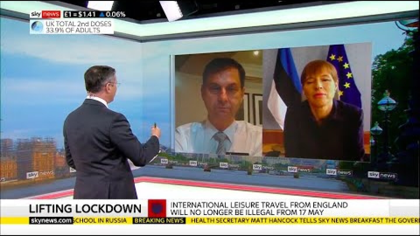 Greek Tourism Minister Harry Theoharis on SkyNews | 11/05/20