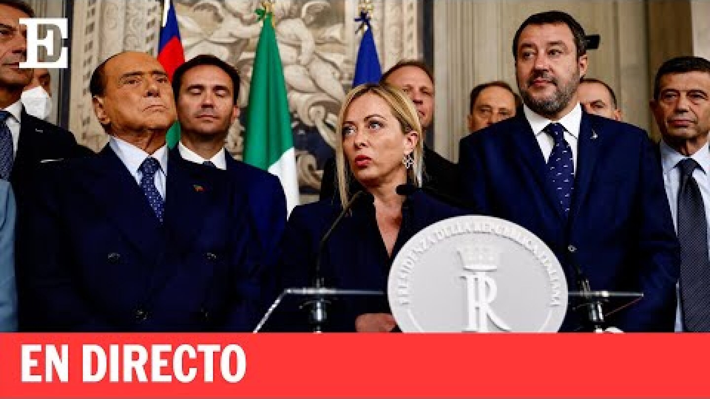 DIRECTO | Georgia Meloni jura su cargo como Primera Ministra italiana