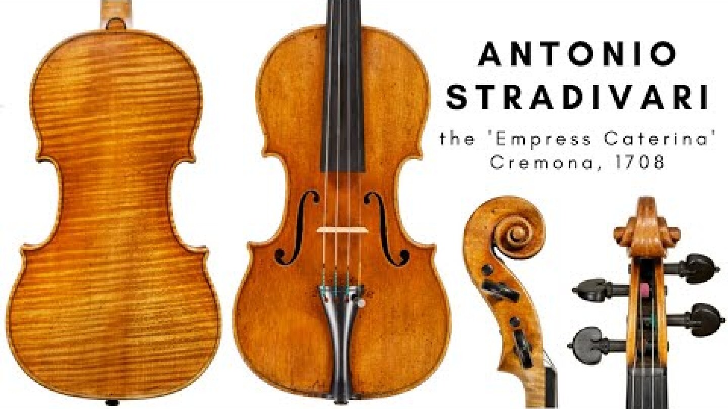 Violin by Antonio Stradivari, the 'Empress Caterina' 1708 - to be auctioned by Tarisio 8th June 2023