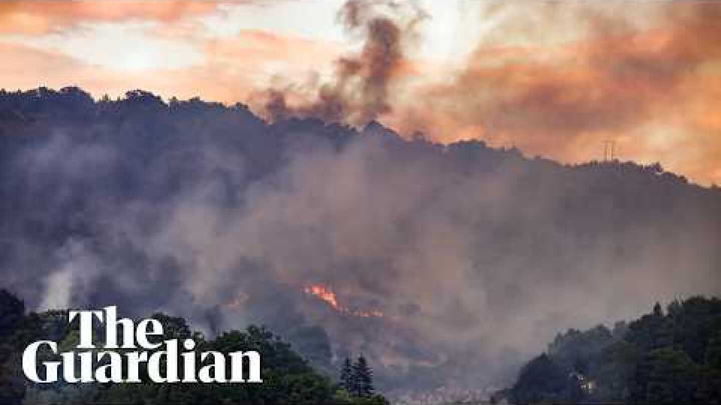 Wildfires rage in parts of France and Spain after record heatwave