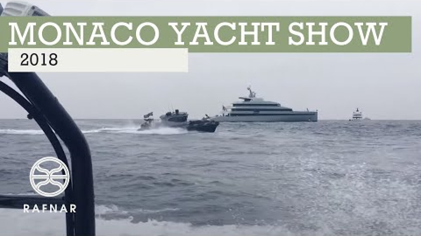 Rafnar 1100 At The Monaco Yacht Show - Slicing Through Wake
