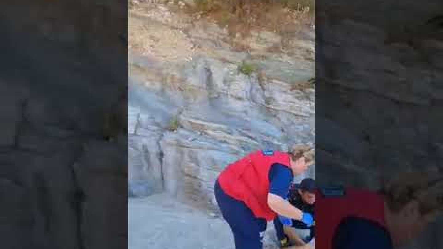 Έπεσε από το γκρεμό αλλά είχε άγιο!