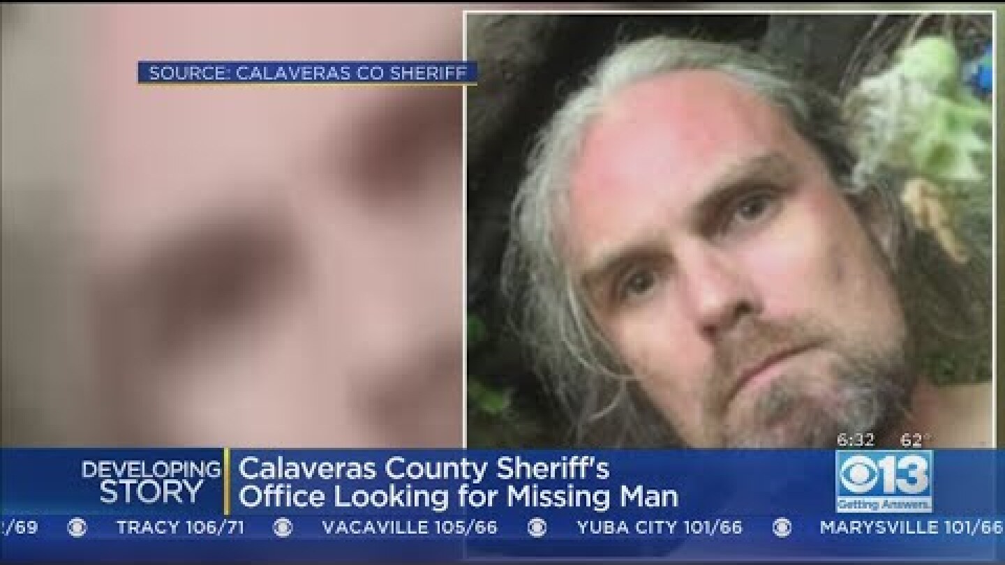 Search On For Missing Person, David Gordon Johnson, In Calaveras County