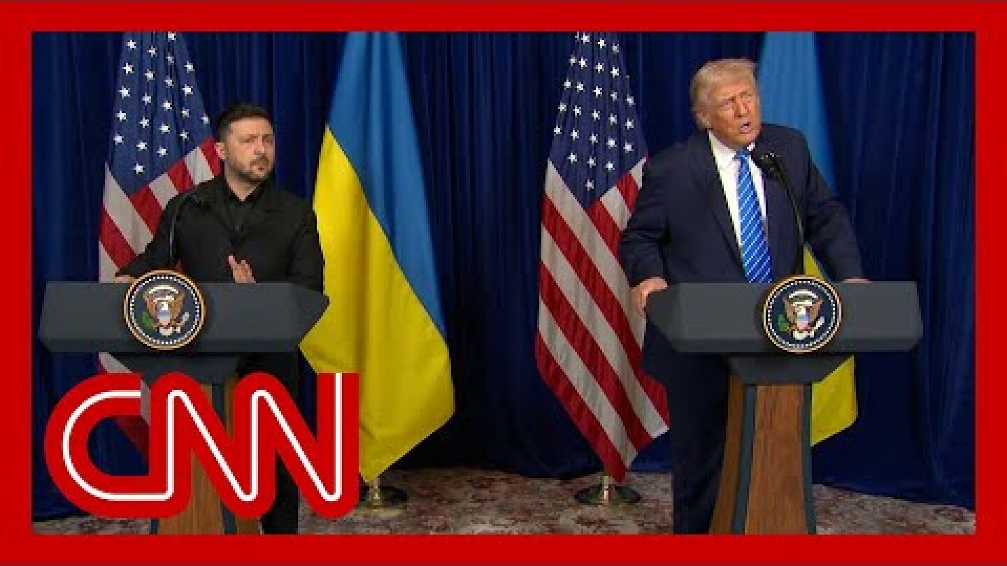 Trump and Zelensky hold post-meeting press conference