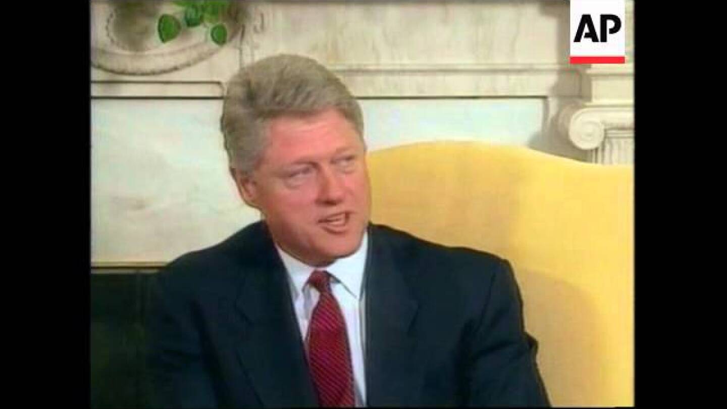 USA - Clinton Receiving Papandreou For Talks